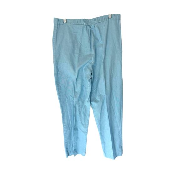 Christian Dior Actifs Pants Women's Blue Basic Casual Pull On Cropped Medium - Picture 8 of 11